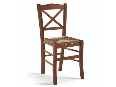 CORTINA - Solid wood chair open back _ Febal Casa